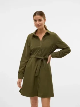 Vmvilja Kurzes Cord-Kleid