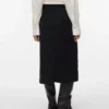 Vmvilja Midi-Rock aus Cord mit hoher Taille