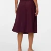 Vmvilja Midi-Rock aus Cord mit hoher Taille