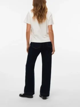 Vmvivianne High-Rise-Jeans mit ausgestelltem Schnitt