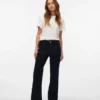 Vmvivianne High-Rise-Jeans mit ausgestelltem Schnitt